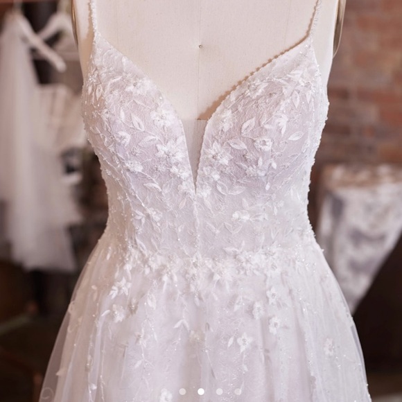 Maggie Sottero Paige Wedding Dress Size 10 - Picture 3 of 16